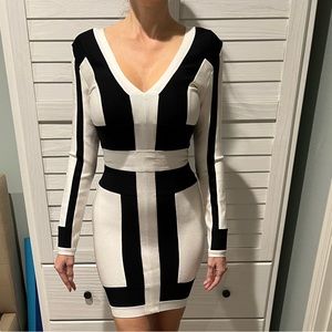 House of CB XS color block dress